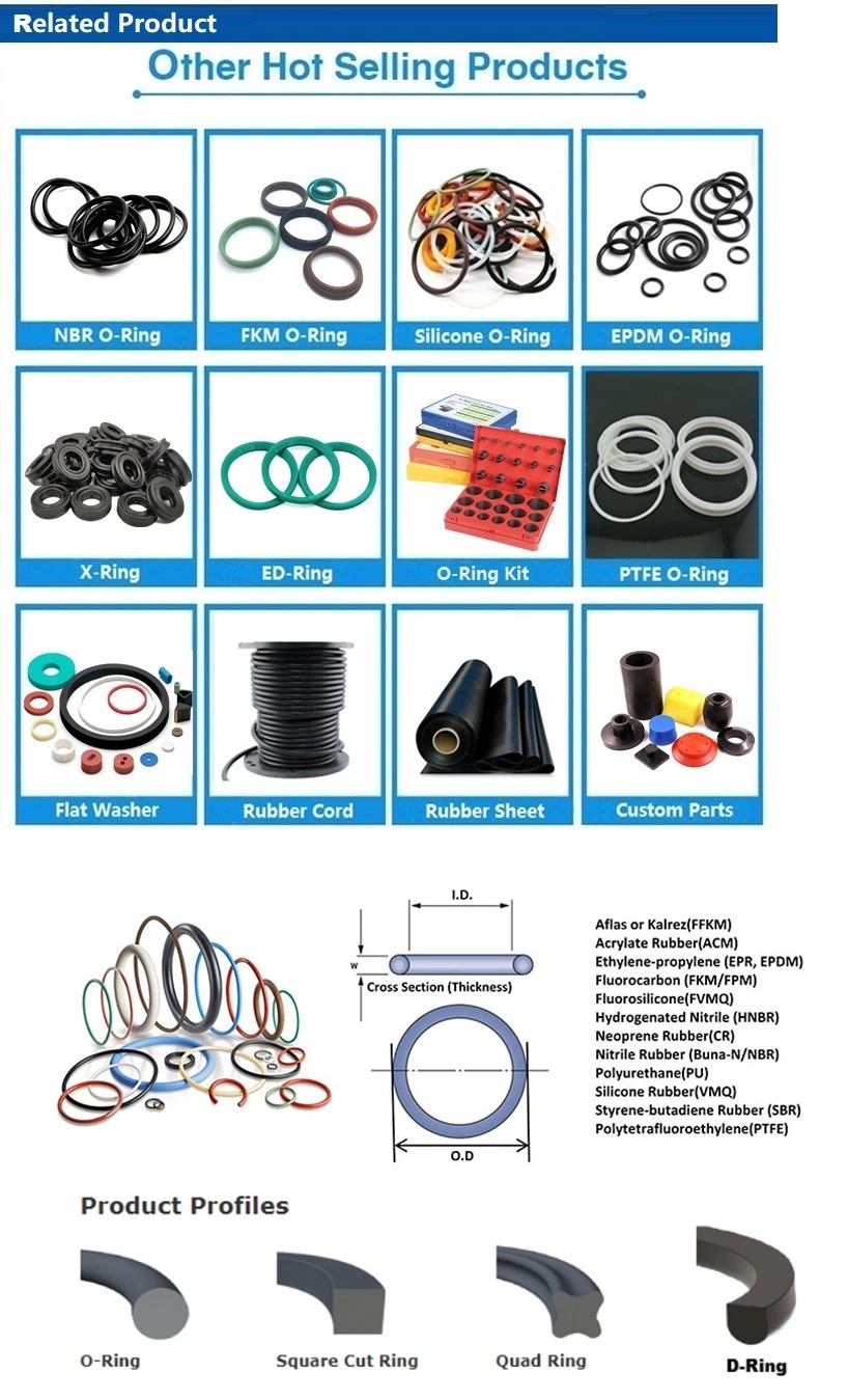 China Customized Custom EPDM NBR Silikon Öl Dichtung Dichtung