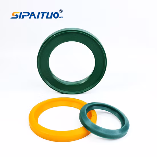 Polyurethan-Ventilgummi-Kolbenstangendichtung für Erdölbohrschlammpumpe